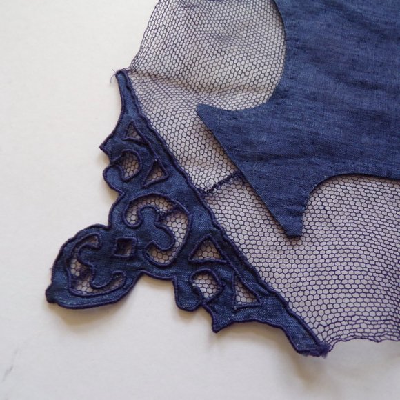 Vintage Floral Sheer Ladies Handkerchiefs 2380 - Picture 7 of 8